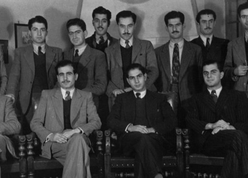 Men's Club at the Jerusalem YMCA, mid-1940s