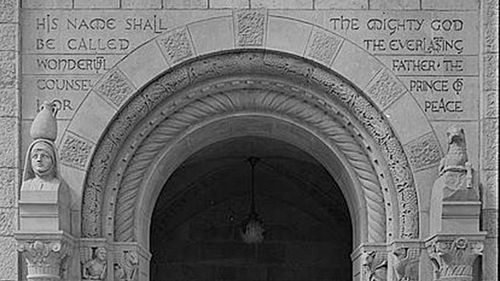 Entrance to the YMCA buildings (photo taken in the mid- to late 1930s)
