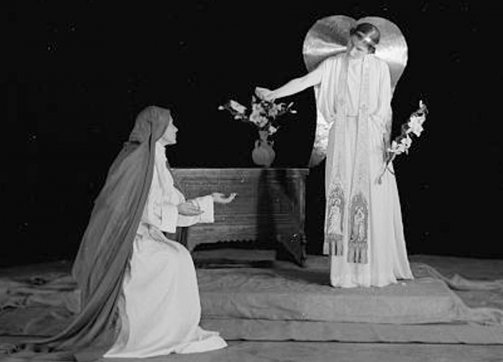 Theatrical performance at the Jerusalem YMCA, 1930s