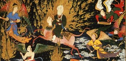 Muhammad on Al-Buraq