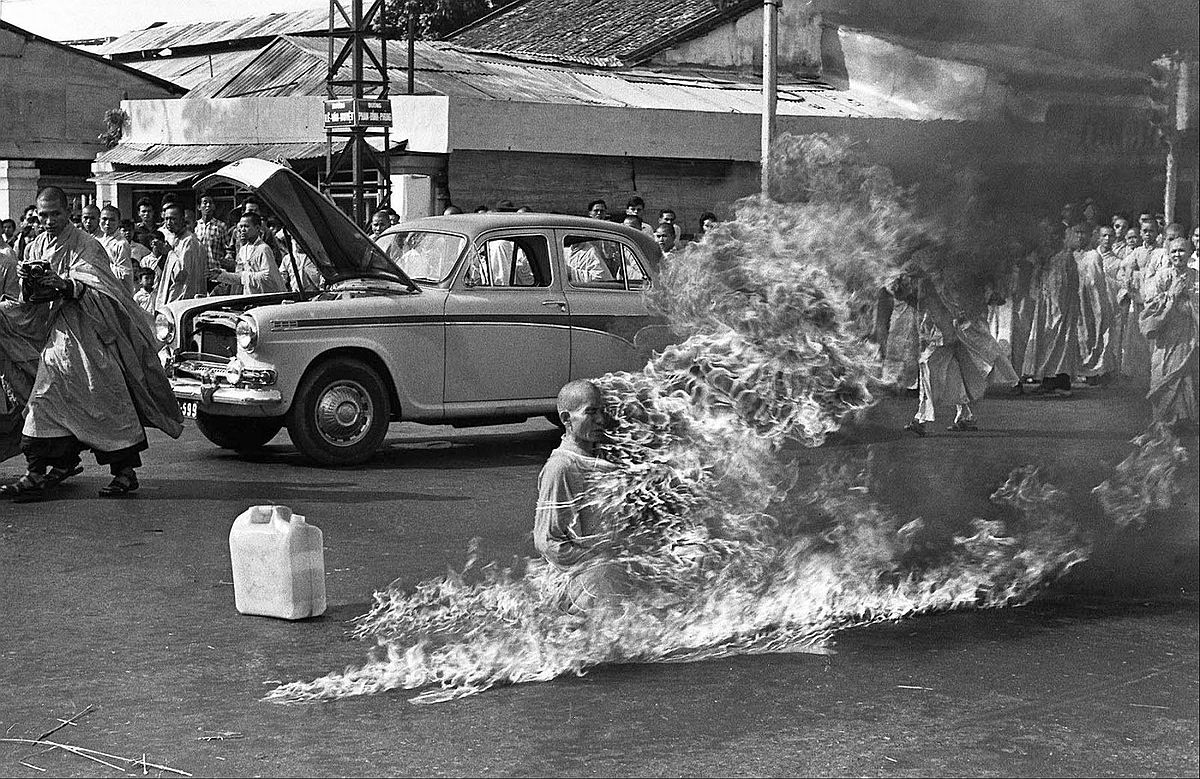 Burning Buddhist Monk
